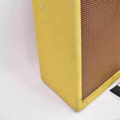 2007 Fender Blues DeVille 410 Reissue 60-Watt 4x10" Combo Guitar Amp, Tweed w/ Footswitch image 5