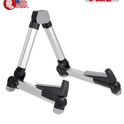 5 Core Guitar Stand Adjustable A Frame Shape w Rubber Pad Arms Supports Acoustic Electric Bass image 10