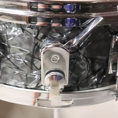 Stewart 3pc Drum Set Kit Black Pearl Vintage 1960's MIJ image 12