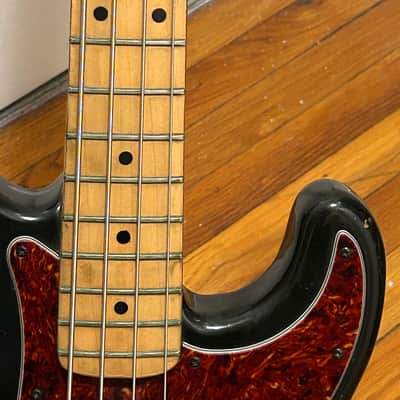 1974 Black Fender Precision Bass Guitar image 7