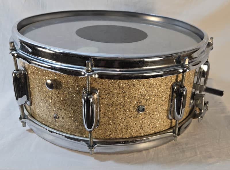 Crown MIJ Snare Drum 60s-70s - Silver Sparkle image 1