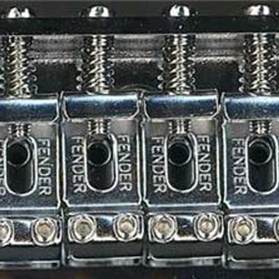 Fender® Vintage Style Chrome Bridge Assembly Strat~2 1/16"~Big Block~Brand New image 2