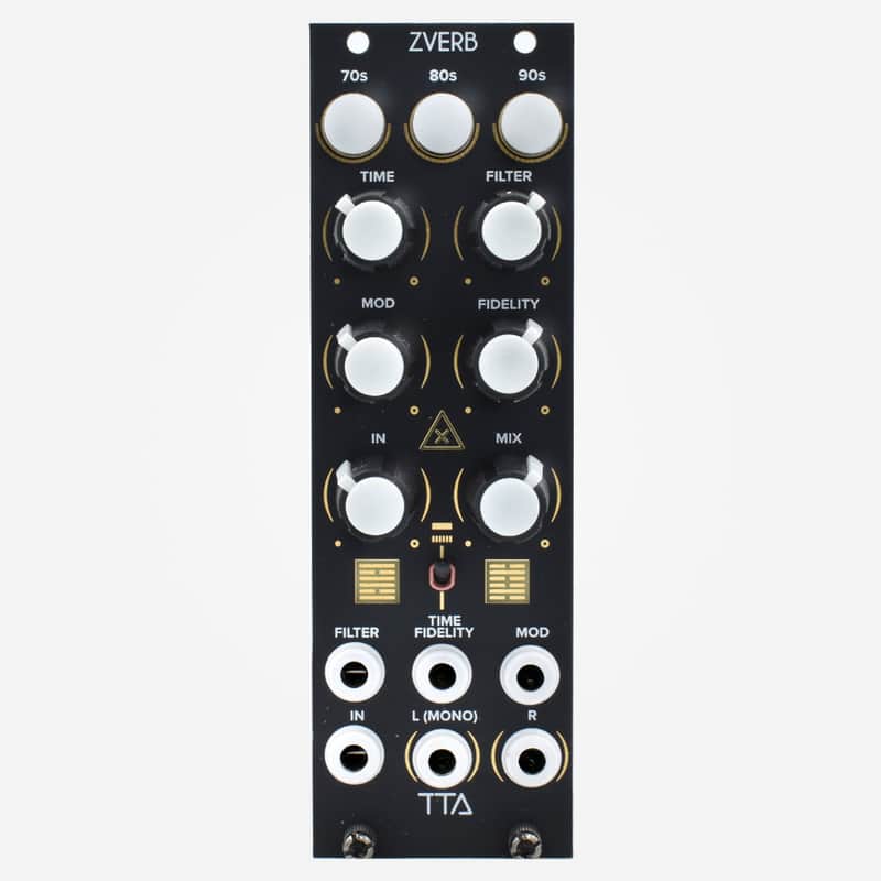 Tip Top Audio ZVERB (Black) Eurorack Compact Digital Reverb Module image 1