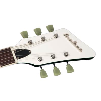 Airline Guitars Jetsons 2P FM Green Burst Flame image 11