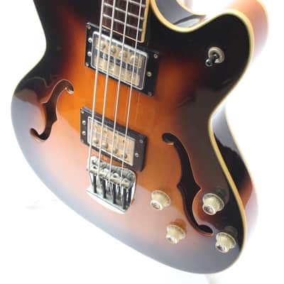 1999 DeArmond by Guild Starfire Bass sunburst image 3