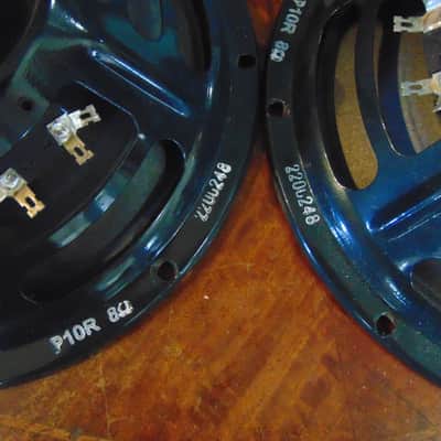 JENSEN P10 R 8 OHM GUITAR SPEAKERS 2002 XLNT COND. image 2