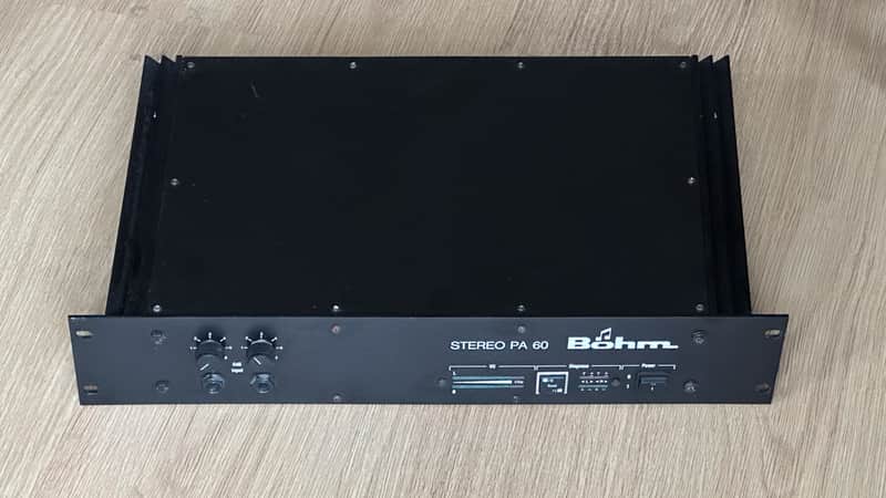 Bohm Stereo PA-60 Rack Powered Amplifier // Rare find! image 1