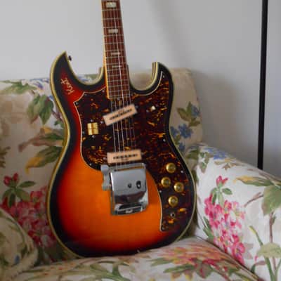 KENT (Kawai/Teisco) Model 740 Guitar 1967 Vintage Sunburst [SolidBody] image 8