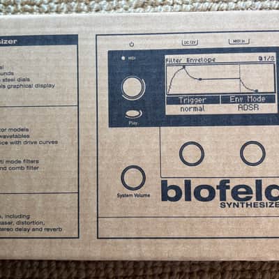 Waldorf Blofeld Desktop Synthesizer 2007 - Present - Black Shadow image 1
