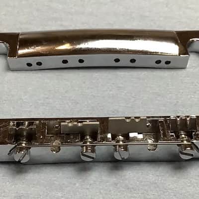 MORTone Tune o matic style guitar to mandocello conversion bridge and tailpiece image 2