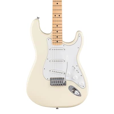 Fender Standard Stratocaster MP White Pickguard Olympic White image 1