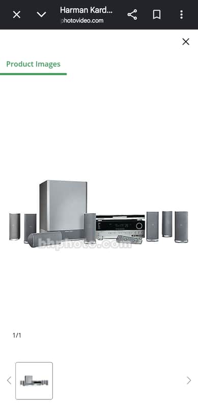 Harman Kardon CP 35 Complete 7.1 Home Theater System (Heavy Bass, Great Condition) image 1