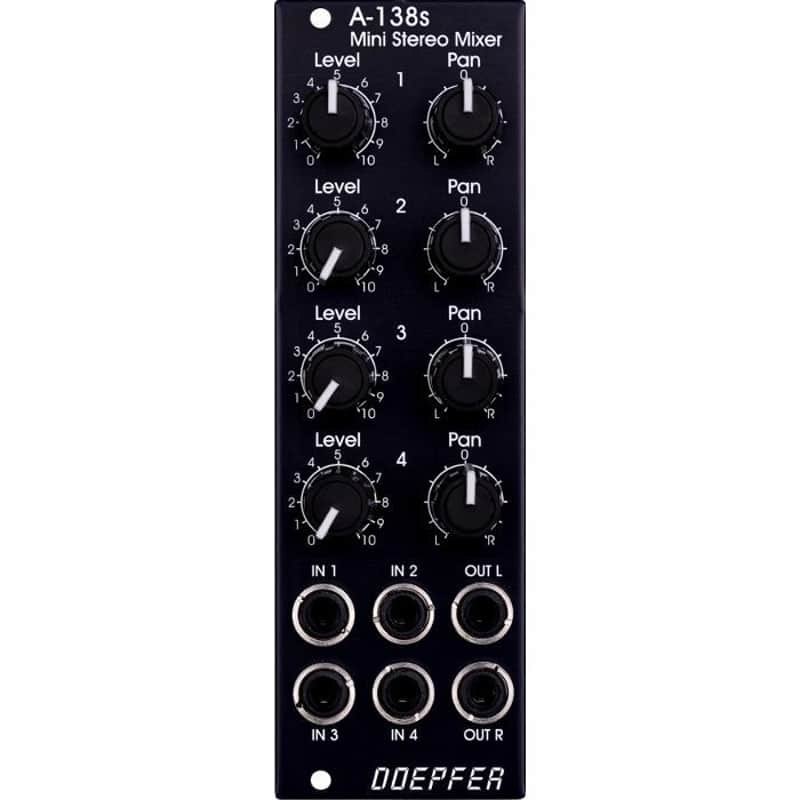 Doepfer - A-138sV: Mini Stereo Mixer Vintage Edition image 1