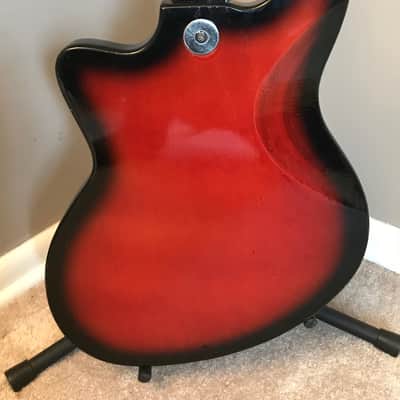 Vintage Sixties Teisco Triple Humbucker Electric Guitar in Excellent Condition image 10