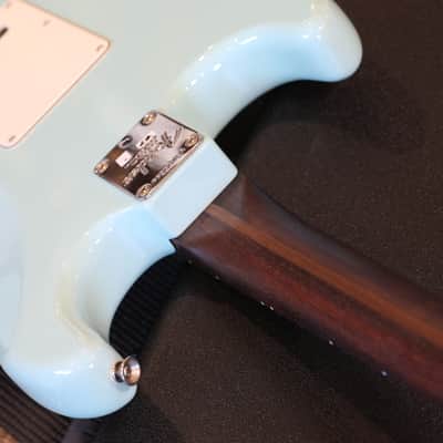 2017 Fender Limited Edition American Professional Stratocaster w/ RW Neck Electric Guitar Daphne Blue + COA OHSC image 20