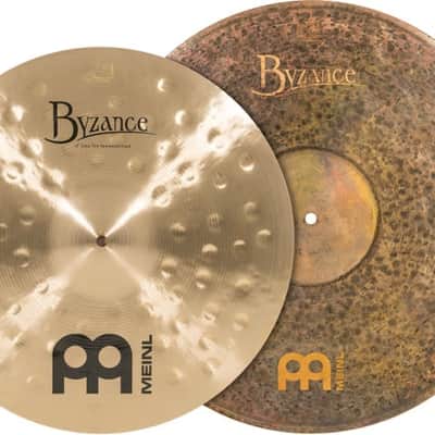 Meinl Cymbals Byzance Mixed Crash Pack - 18 inch and 20 inch Hammered Traditional and Thin Extra Dry image 2