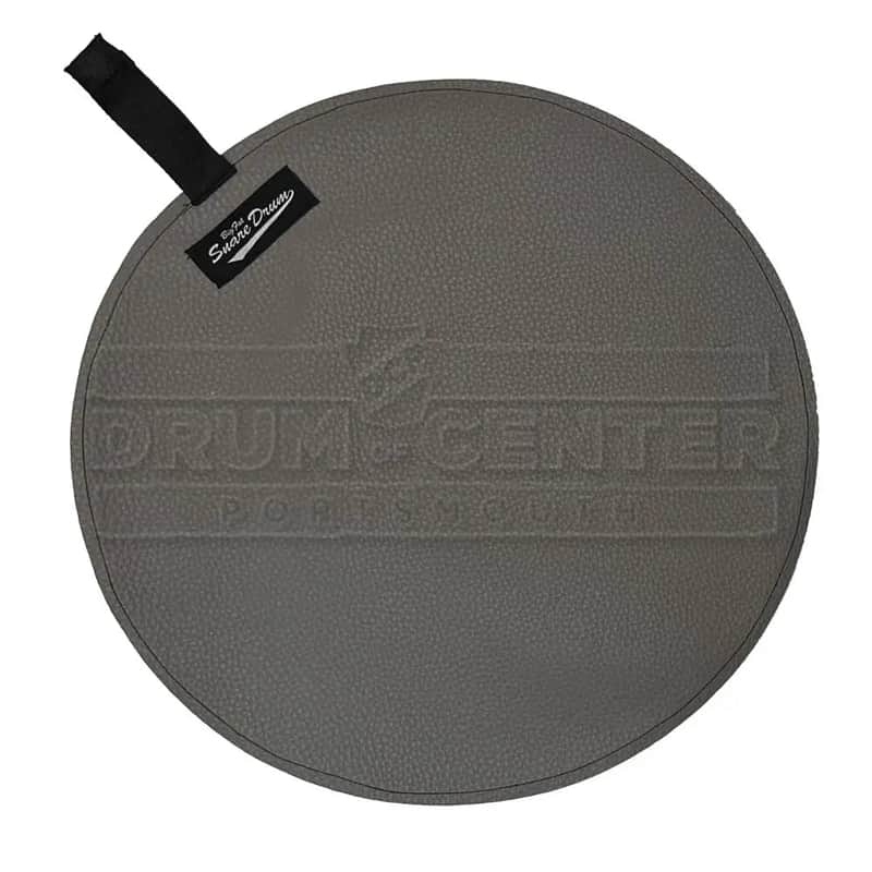 Big Fat Snare Drum Faux Suede 14" Textured Grey image 1