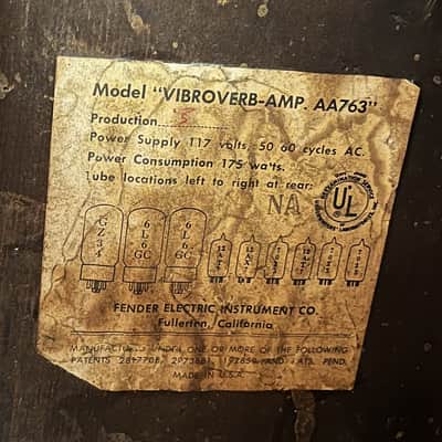1964 Fender Vibroverb AA763 Blackface with Original JBL D130 image 24