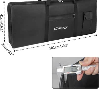 BQKOZFIN 61 Key Keyboard Gig Bag Case 2024 - Oxford Cloth image 6