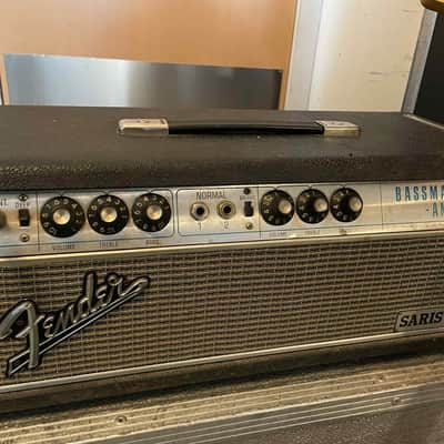 1967 Fender Bassman AB165 Drip Edge "Blackline" - Export Multi-Voltage - Blue Molded Caps image 2