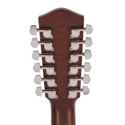 Eastman AC330E-12 Sitka/Mahogany Jumbo 12-String Natural w/Fishman Pickup image 7