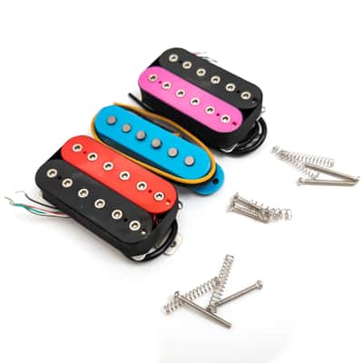 HSH Alnico 5 Guitar Humbucker and Single Coil Pickups Set image 2