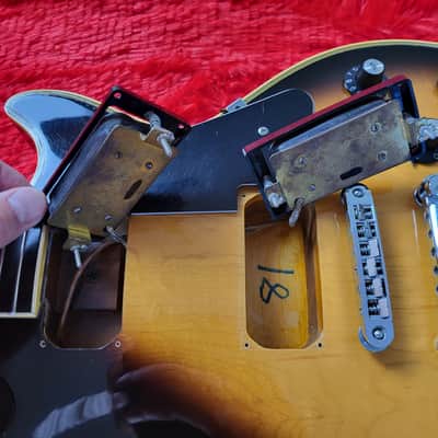 Rare - Aria Pro II LC-1000 1977 - Tobacco Brown Sunburst Lacquer Finish - Les Paul Custom - Original DiMarzio Super II DP104 Humbuckers - Ebony Fretboard & Mother Of Pearl Inlays - Made In Japan - MIJ image 21