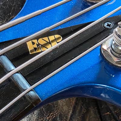 ESP Custom Shop Horizon Bass "The Smurf" Precision Jazz PJ Bass Guitar image 1