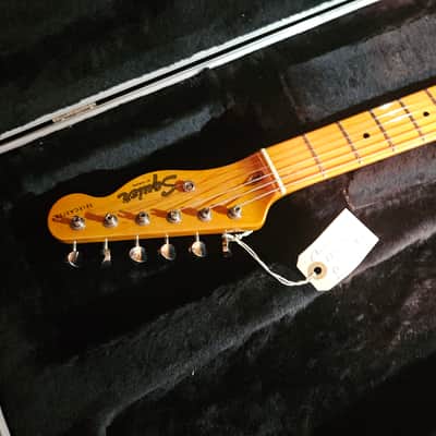 Squire classic vibe 50,s telecaster Blonde see thru over ash body, maple ne k image 3