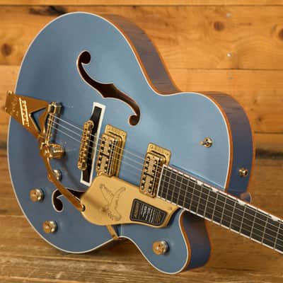 Gretsch Falcon Hollow Body - Ebony - Cerulean Smoke image 5
