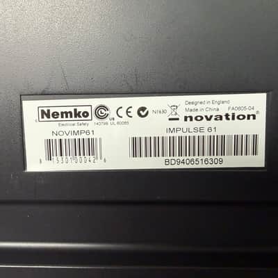 Novation Impulse 61 MIDI Keyboard Controller 2011 - Present - Gray image 7