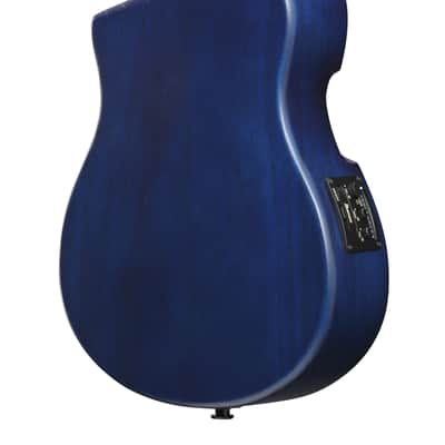 Ibanez AUP10N-FMNE Trans Blue image 2