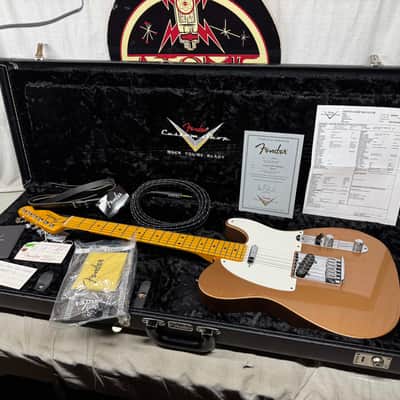 Fender USA Custom Shop Special Edition Custom Deluxe Telecaster Guitar with COA + Case 2010 - Copper / Maple neck image 1
