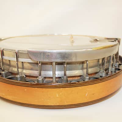 Vintage 1925 Paramount Style 'A' William L. Lange 4-String Tenor Banjo image 5