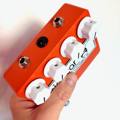 Hudson Electronics Sidecar – Rehoused Orange Sand | Blue LED | One-of-a-Kind image 2