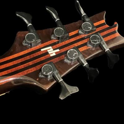 PHRED instruments Panda 6-string Shot Scale Bass 2023 - Transparent brown image 13