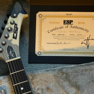 ESP Custom Shop Snakebyte Camo Satin James Hetfield ESP Signature Series aus meiner Sammlung: wie neu, ungespielt image 10