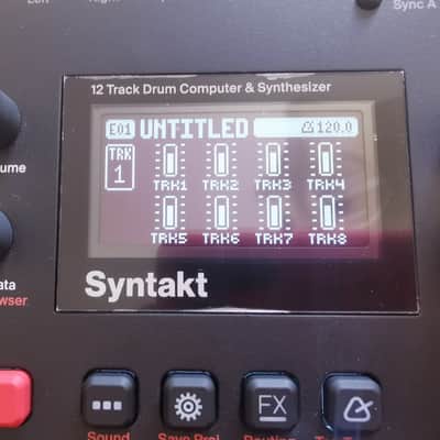 Elektron Syntakt 12 Track Drum Computer & Synthesizer 2022- Present - Black image 2