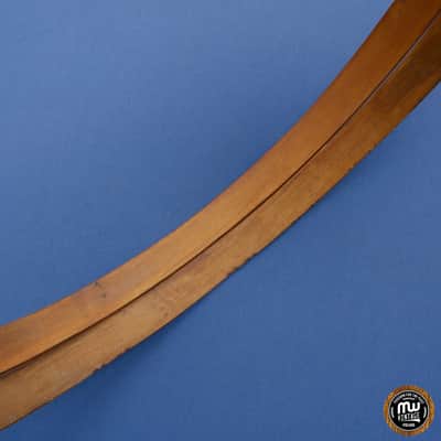 Ludwig 1-Ply Solid Maple Bassdrum Hoops 24" Walnut Cortex image 9