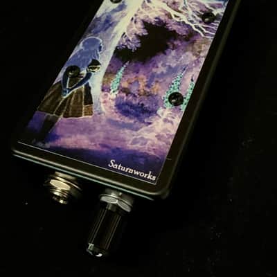 Saturnworks Black Passive Reamp Reamping Balanced Line Level to Instrument Level Converter Box Device - Handcrafted in CA