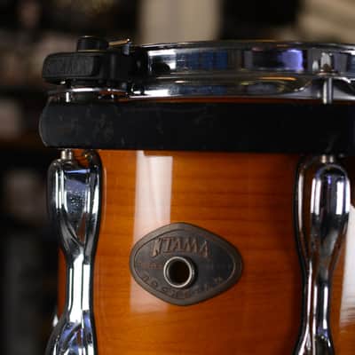 Tama Rockstar Custom Drum Kit in Custom Amber Finish 1999 - 22/10/12/14/14SD image 3