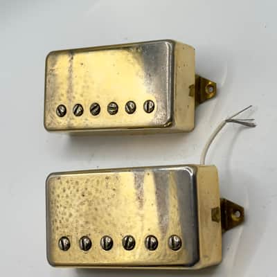 Epiphone Humbucker Pickup Set 1980s - Gold image 2