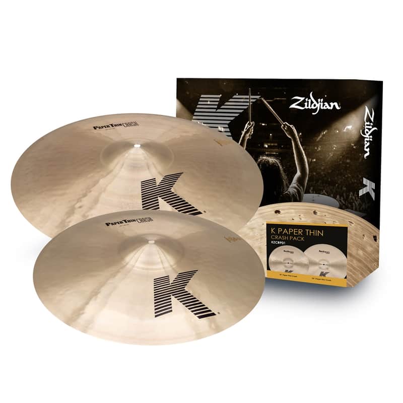 Zildjan Kzcrp01   K Paper Thin Crash Pack image 1