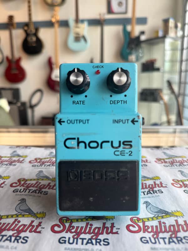Boss CE-2 Chorus (Black or Green Label) 1988 - 1992 - Blue image 1