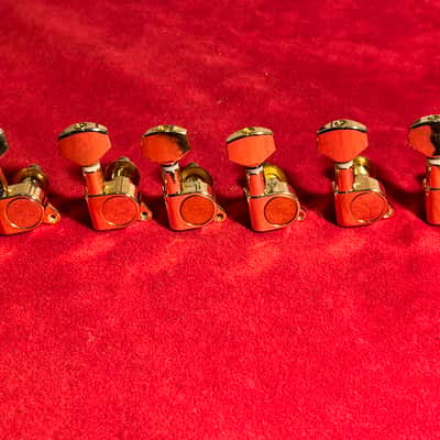 Jin-Ho 6 Inline Gold Tuners Machine Heads image 1
