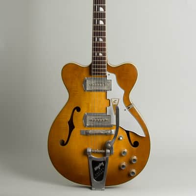 Kay K-775 Jazz II Thinline Hollow Body Electric Guitar (1961), original two-tone hard shell case. image 1