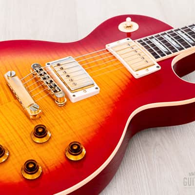 1998 Gibson Les Paul Standard Plus Limited Edition Flame Top Cherry Sunburst w/ 57 Classic PAFs & Case, Yamano image 6