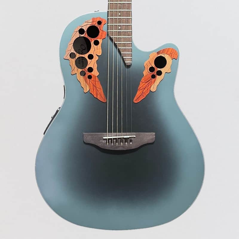 Ovation CE44 Celebrity Series Elite Mid-Depth Acoustic Electric Guitar - Reverse Blue Burst imagen 1