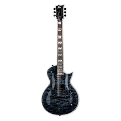 ESP LTD EC-1000 Electric Guitar w/Piezo - See Thru Black image 2