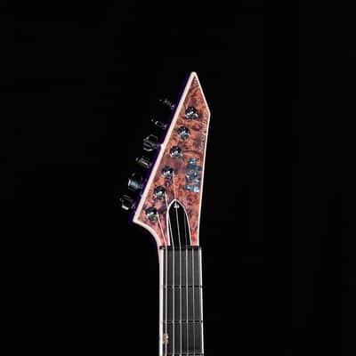 ESP USA Horizon-II Burl Maple Limited Edition - Pink Carmine image 5